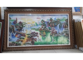 Tranh đá quý thuận buồm xuôi gió